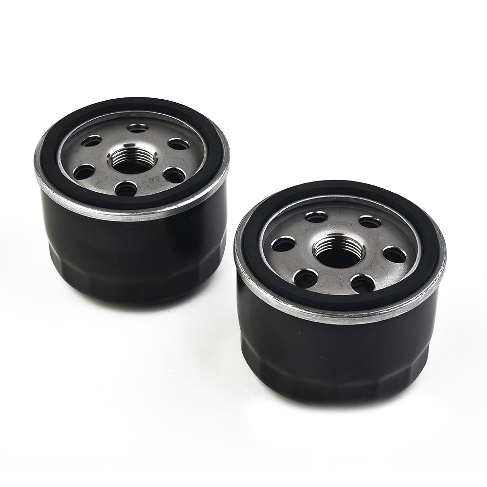 2pcs Oil Filters For Kawasaki 49065-0721 Engine Oil Filter Fits 49065-7007 OEM Replacement Lawn Mower Parts Power Equipment