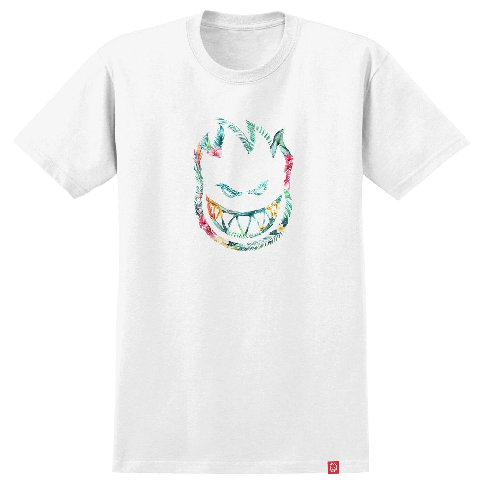 Spitfire Wheels Shirt Floral Bighead White 3XL