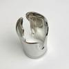 Exaggerated Metal Wide Open Bracelets Gold Curved Tube Bangle Vintage Geometric Bracelets  Women