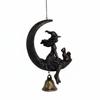 Witch Moon Bell Hanging Decoration for Halloween Gothic Home Decor
