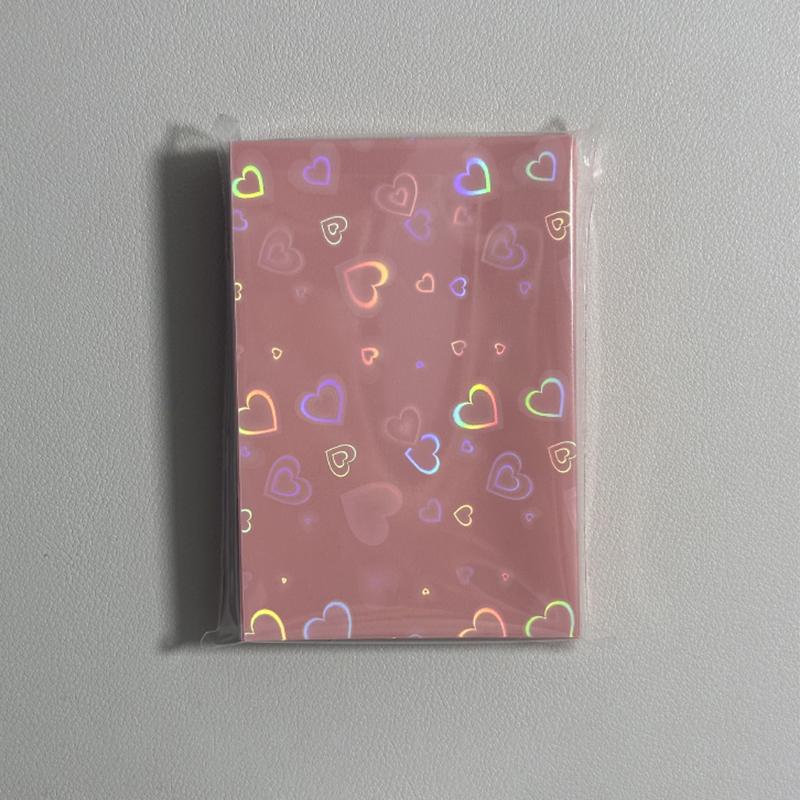 

50 шт./уп. Кольоровий корейський тримач для фотокарток айдолів 3 дюйми Сліви для фотокарток Захисний чохол для карток, що захищає від подряпин