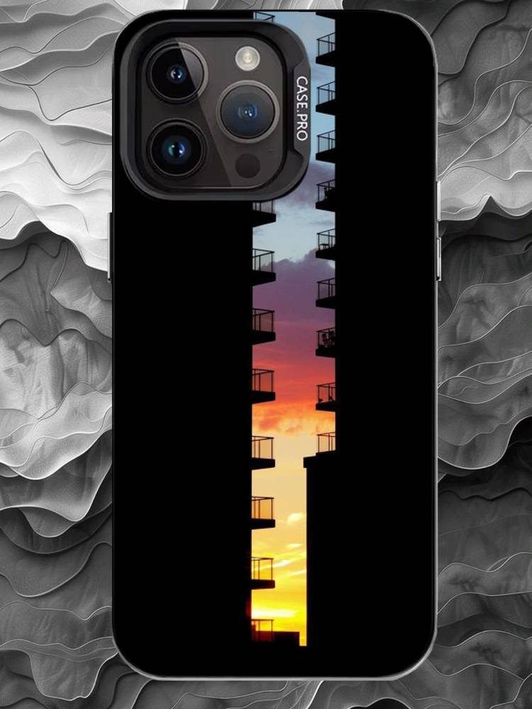 

A-Art архитектура Чехол для телефона Для iPhone 17 16 15 14 13 12 11 Pro Max Plus Серебристый Матовый Черный Чехол iPhone16promax