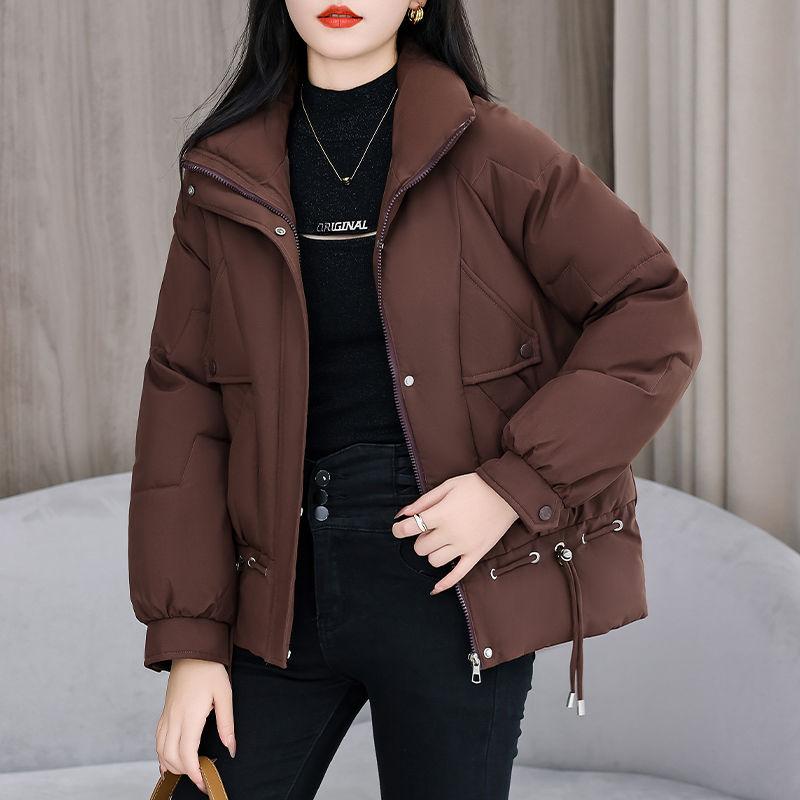 

Однотонные пальто для женщин Теплые Зимние Распродажа Парки Женские Толстая Подкладка Дешевые Демисезонные Современные Новинки Верхней Одежды Холодные Куртки L кофейный