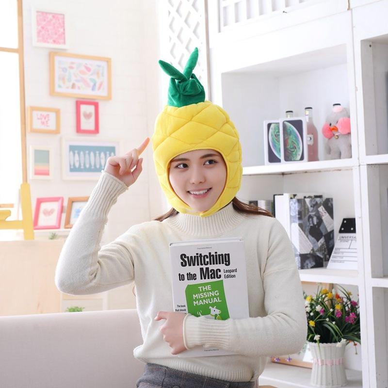 

Хэллоуин милый плюш, капюшон-ананас, шляпа, фотореквизит фотореквизит плюшевый капюшон 35*26CM0.2kg