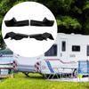 4Pcs RV Rain Gutter Spouts with Built in Extension RV Exterior Roof Rainwater