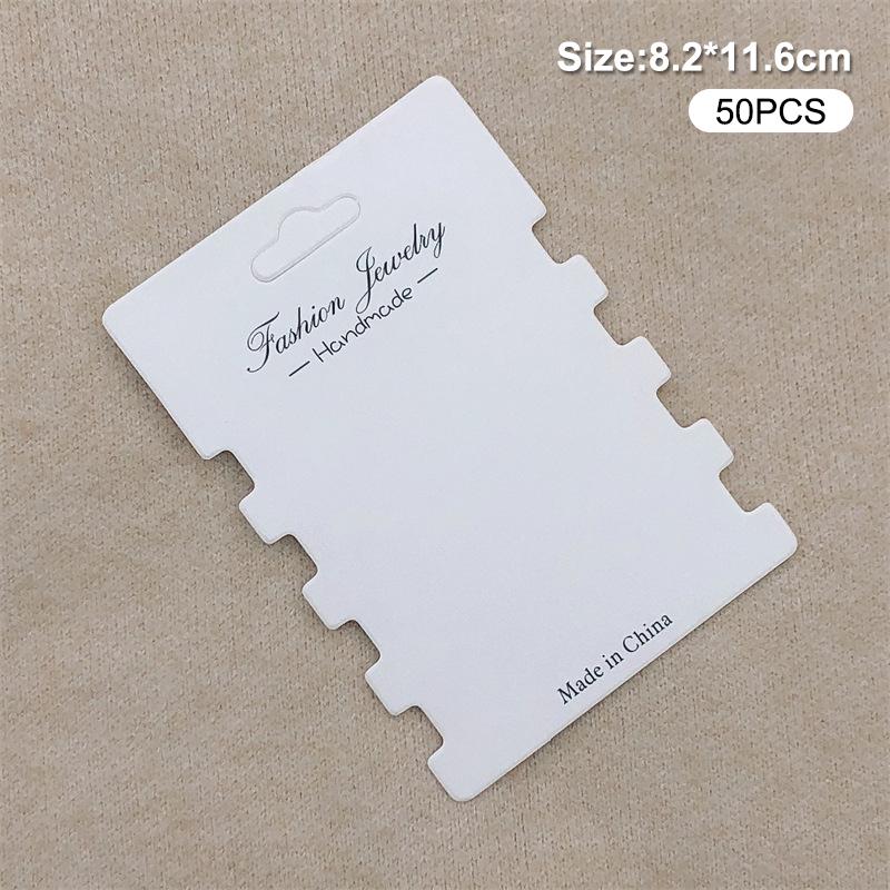 

50 шт. Карты для демонстрации колец для волос, картонные аксессуары для волос, упаковка, бирка, карточка, обруч для волос, заколки для волос, бирки для розничной продажи, этикетка