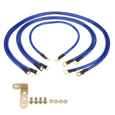 Autobodenkabel, Verbessertes Massekabel, Set mit 5 Stück, Verbessert die Verbrennungseffizienz, Wirtschaftlich, Praktisch,