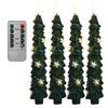 Christmas Collection Christmas Tree Flameless Tapers Candles 9.4 Battery LED Candles Glowing Branches Decor Remote Control