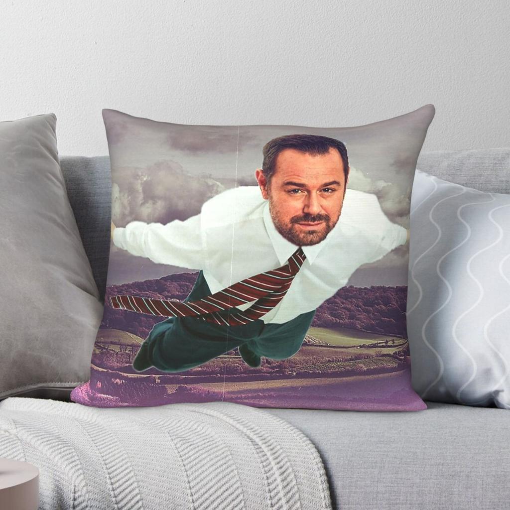 Danny Dyer Flys Square Pillowcase Polyester Linen Velvet Creative Zip Decorative Pillow Case Home Cushion Case