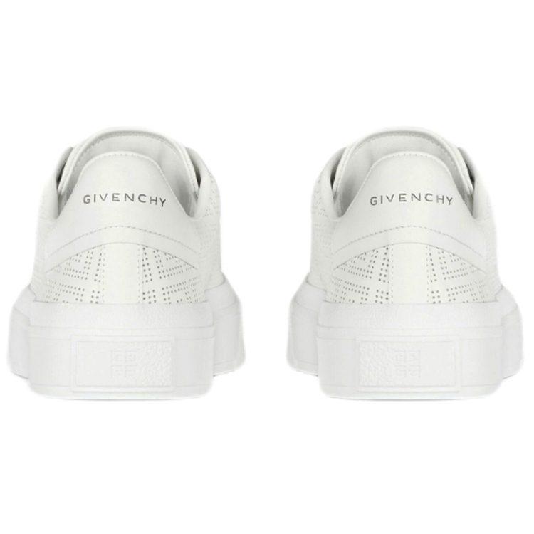 Givenchy City In 4G White White Perforated Jacquard Women's BE0027E19X-100