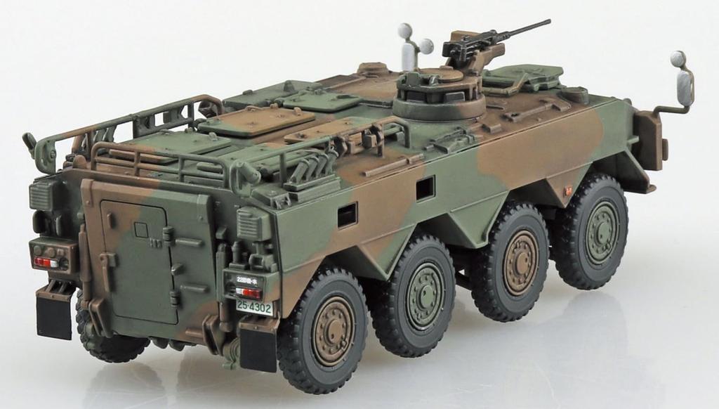 Aoshima Bunka Kyozai Military Model Kit Series 23 Japan Ground Force Type 96 Wheeled Armored Personnel Carrier B Plastic Model 1/72 No. Self-Defense