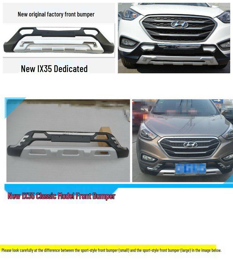 Hyundai ix35 Stoßstangenschutz (2010-2017): Spezifische Vorder- und Hinterradmodifikationen