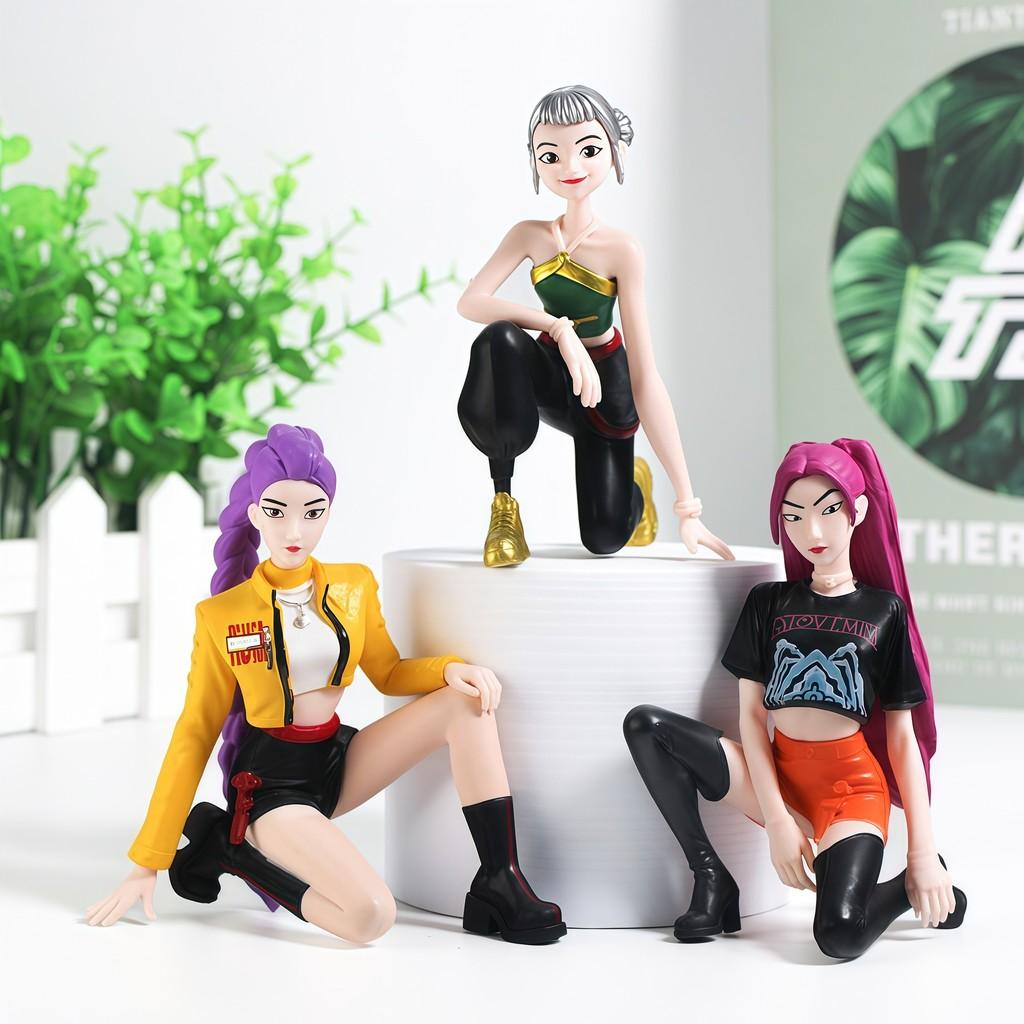 Kpop Demon Hunters Pvc Figurine Set For Anime Fans