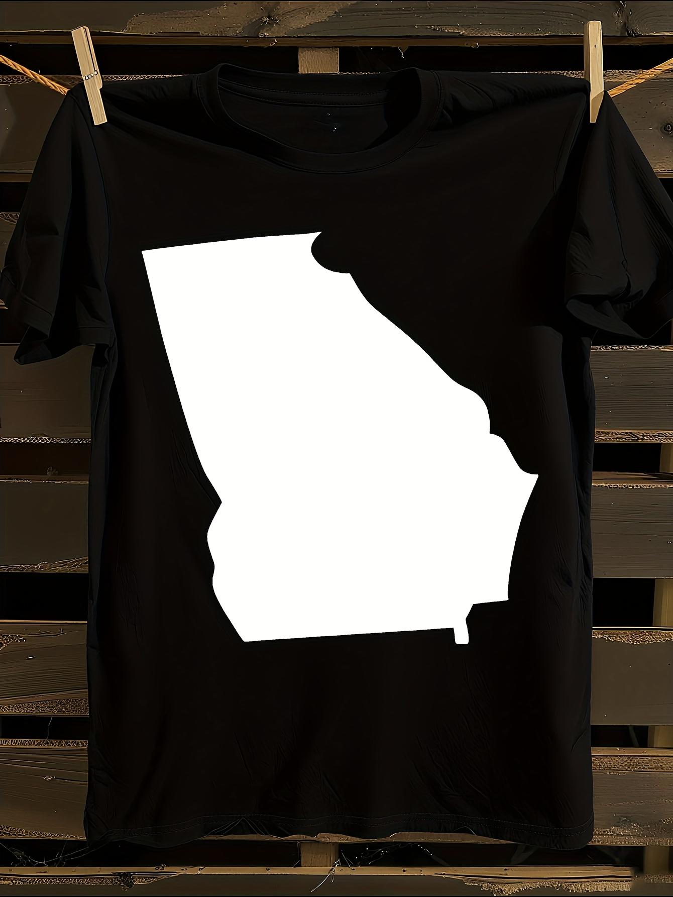 Georgia State Map Graphic T-Shirt XXXL