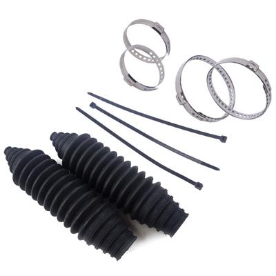 Gaiter Pinion Boot Ilicone Rack Pinion Steering +Cable Ties +Clamps Kit Set