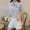 2024 Women's Slim Fit Polo Shirt - Short-Sleeve Cotton Lapel T-Shirt