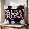 Fashion AALBA RROSA Cushion Cover Natural Linen Organic Fabric DoubleSided Printing Couch Pillow Covers Home Decor