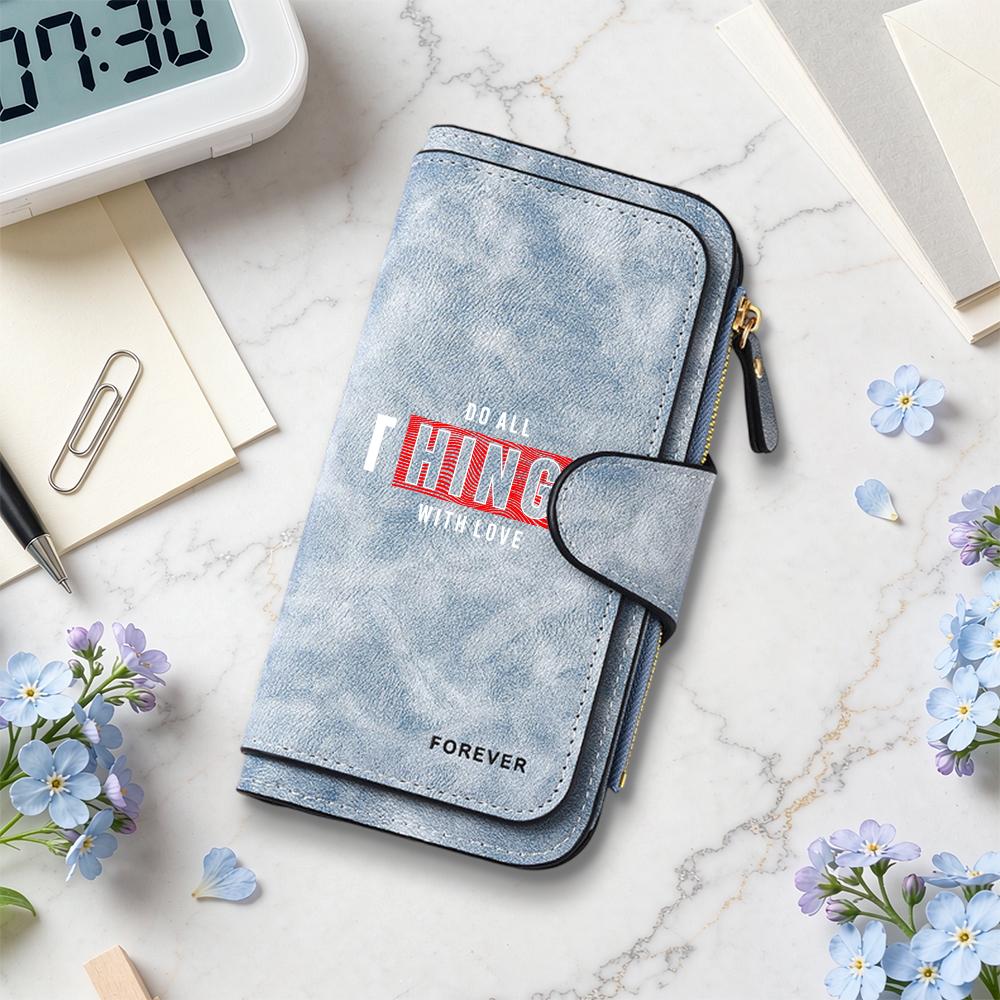 Stylish Long Wallet Leisure Card Holder Portable Purse