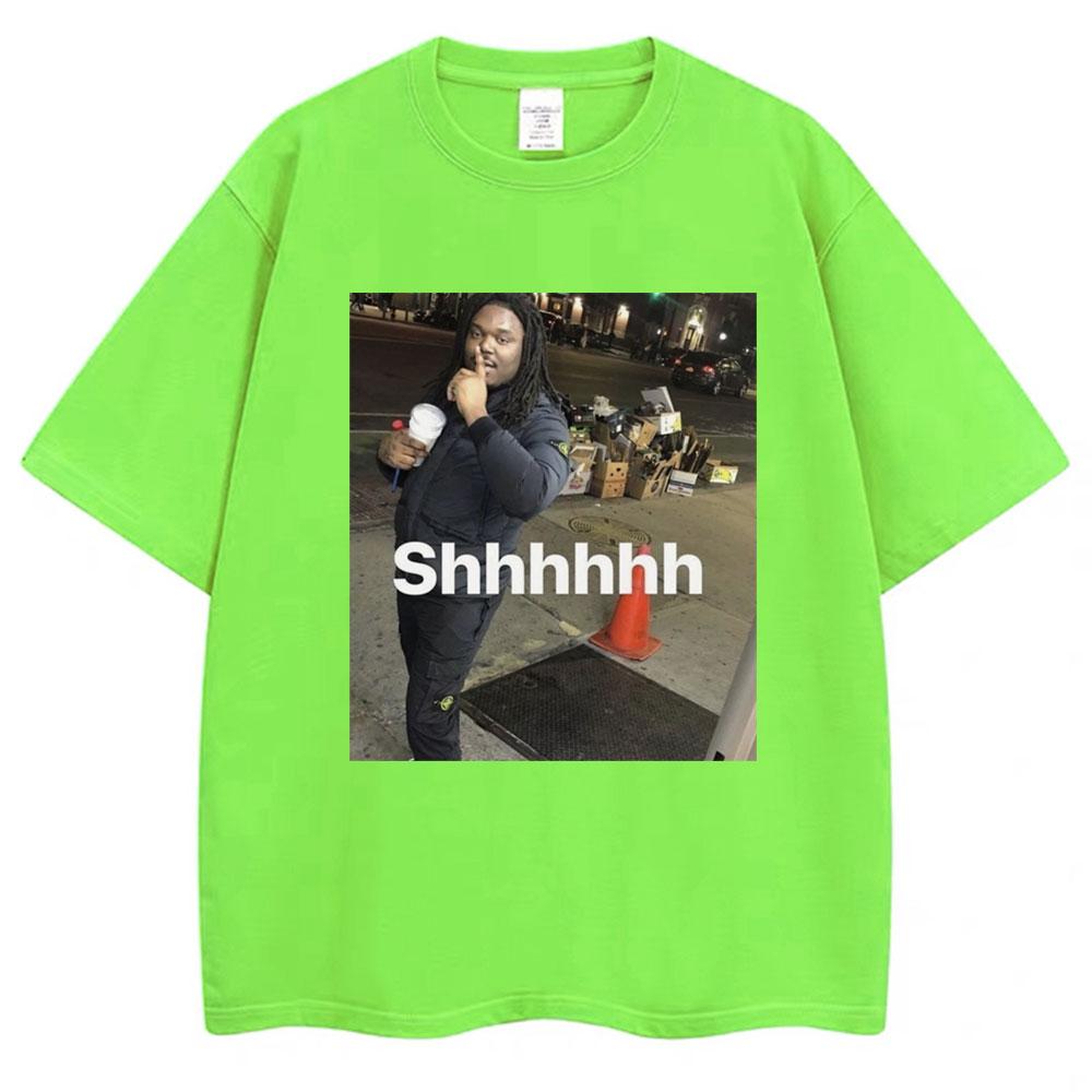 

Lucki Shhhhh Funny Meme Print T-shirts Men s Women s Oversized Humor T Shirt 100% Cotton O-Neck Casual T Shirts Streetwear Gifts 3XL