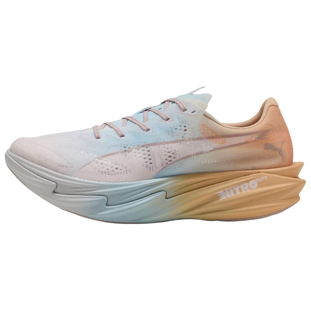 PUMA Deviate Nitro Elite 4 Running Shoes Men's Pink Blue Orange 312907-01