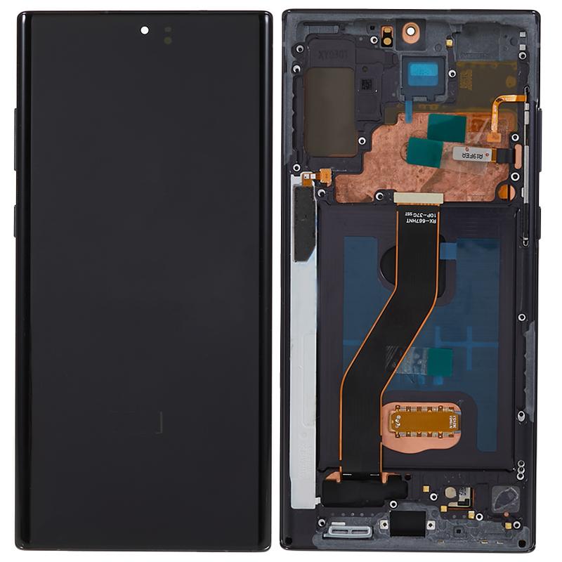 

Для Samsung Galaxy Note 10 Plus 4G N975/10 Plus 5G N976 OLED-екран та тачскрін у зборі+рамка, клас C (Без логотипу) Black