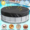 Bâche de piscine extérieure Bâche anti-poussière Ronde Carrée Baignoire Protection solaire Imperméable Piscine pour animaux de compagnie