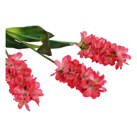 Flores de Jacinto Artificiais 19" Galho de Jacinto Falso Toque Real para Vaso Decoração de Casamento Casa Jardim Escritório