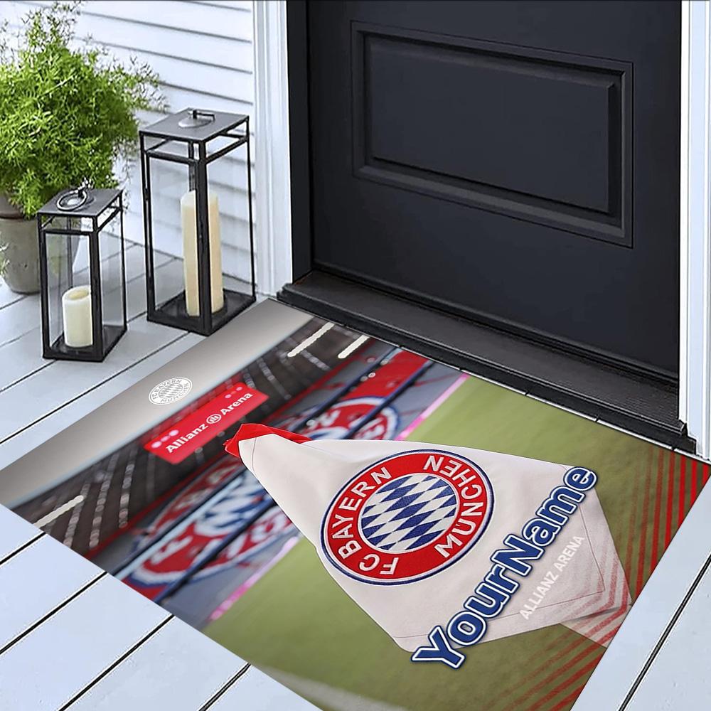 Fc Bayern München Customize your name rug, office chair cushion, home bedroom living room gift.