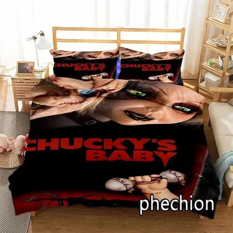 New Bride Of Chucky 3D Print Bedding Set Duvet Covers Pillowcases One Piece Comforter Bedding Sets Bedclothes Bed K598