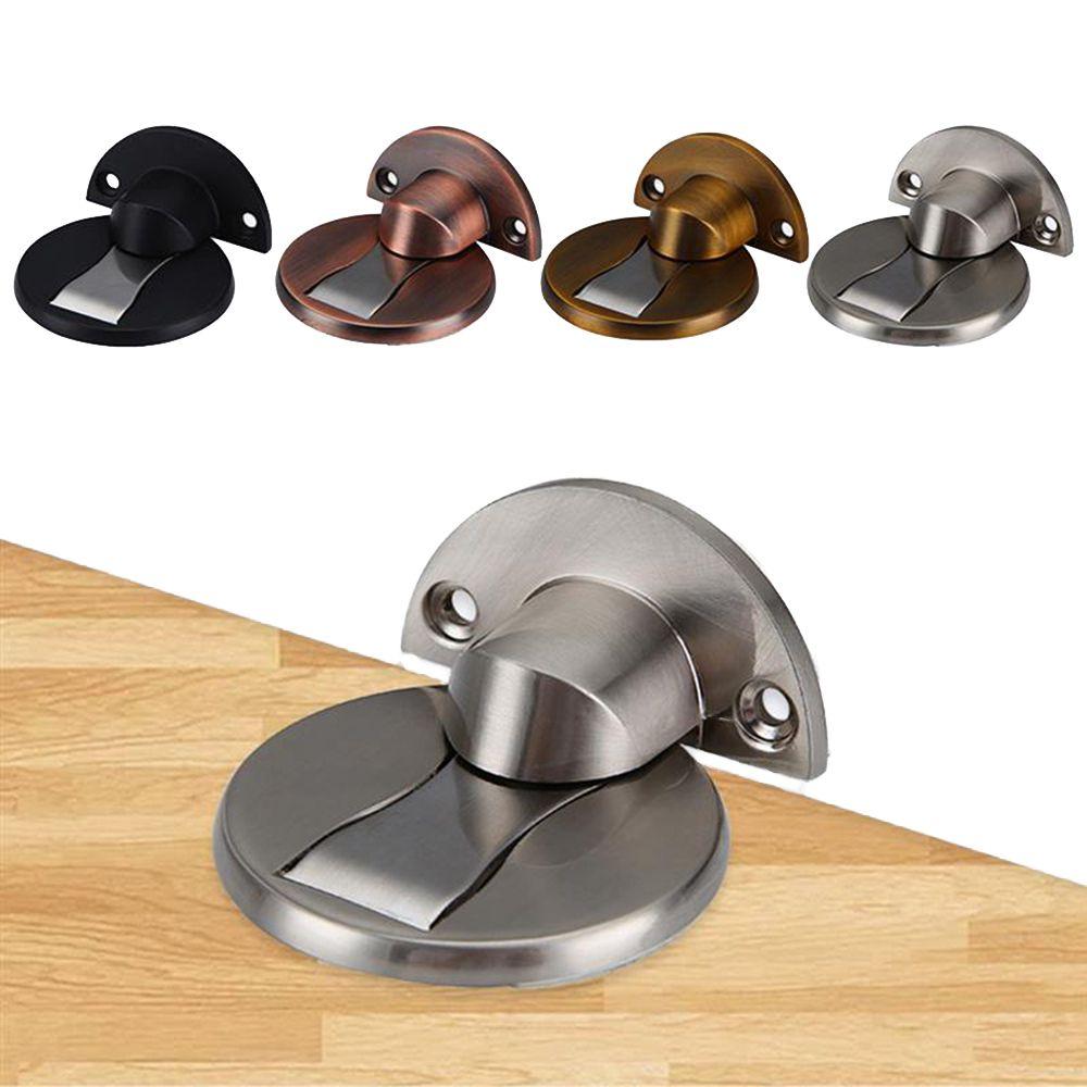 

Механический напольный держатель для мебели Самоблокирующийся держатель для двери Дверной стопор Предохранительная защелка Фурнитура