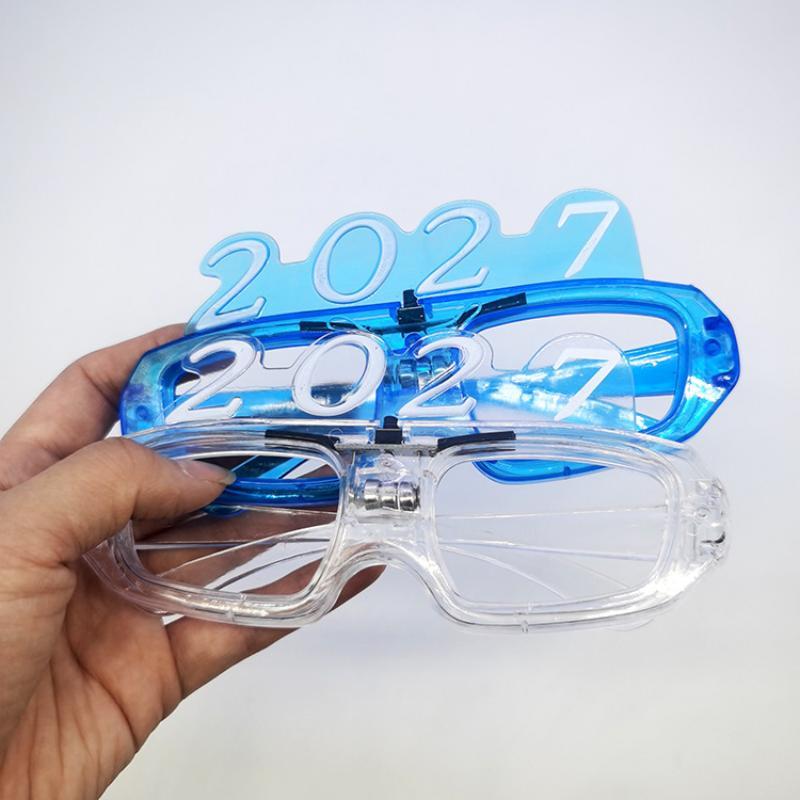 LED Light Up Glasses Multi Color Flashing Modes Bright Glow Effect Durable Frame for Outdoor Night Carnival Events