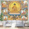 VIKAMA Buddha Shakyamuni Tangka Gobelín Čajovna Zen Obývací pokoj Zadní stěna Dekorace místnosti