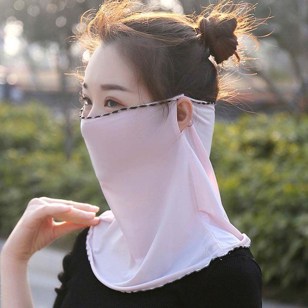 Cover Hiking Face Mask Face Gini Mask Driving Face Mask Summer Sunscreen Mask Womne Neckline Mask