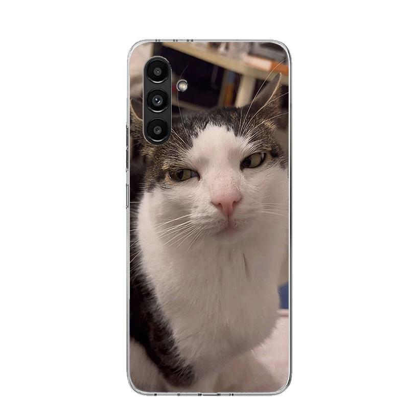 Pet Cat Funny Memes Phone Case For Samsung Galaxy A16 A14 A15 A13 A56 A54 A55 A53 A26 A24 A25 A23 A36 A34 A35 A33 A05S A04S A03S