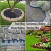 Plastic Lawn Landscape Edging Kit Detachable 5M Replacement Trimmable Outdoor Park Garden Tree Landscaping Border