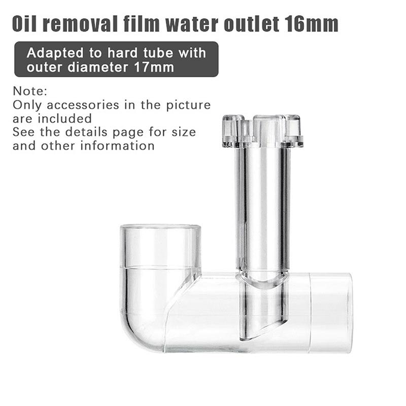 Аквариумная лилия Выходное отверстие Скиммер Аксессуары Фильтр Принадлежности для аквариума Аквариумы Аквариумное украшение 16mm set