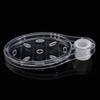 1PC 19-25mm Plastic Soap Dishes Box Soap Holder Shower Rod Slide Bar Storage Rack Transparent Holder Bathroom Accessory
