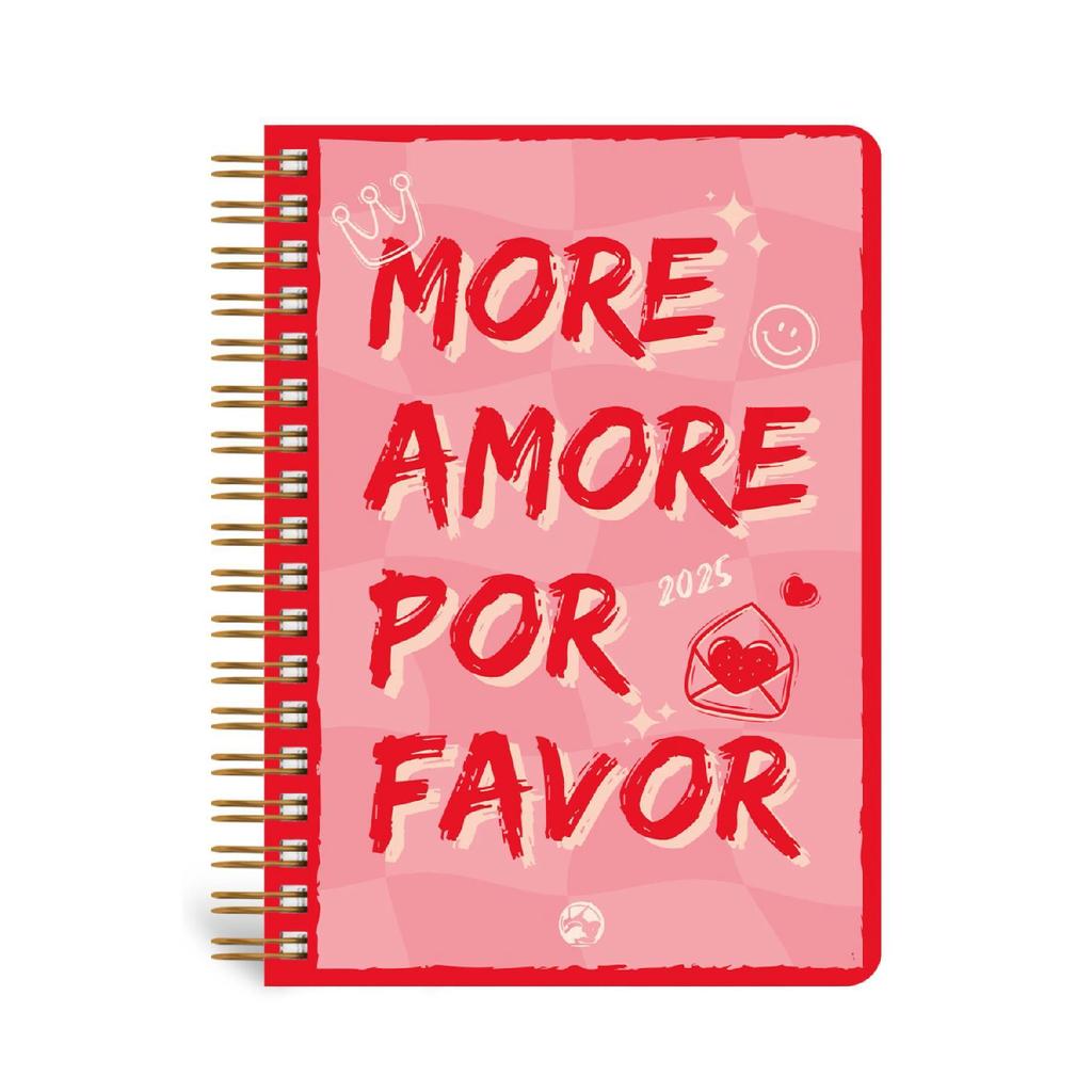 2025 Weekly Agenda Spiral A5 Botanical