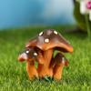 Simulated Mushroom Ornament Cute Mushroom Micro Landscape Decoration Gardening Decoration Resin Craft Bonsai DlY Plant Ornament