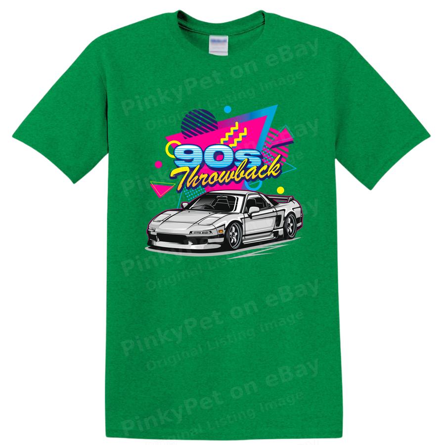 90s Throwback Car T Shirt Retro Vintage Graphic Tee for Car Enthusiasts