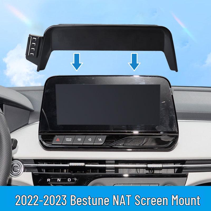 Compatible with 22-23 Bestune NAT Models: Mobile Phone Holder & Navigation Frame for Car Screen Modification