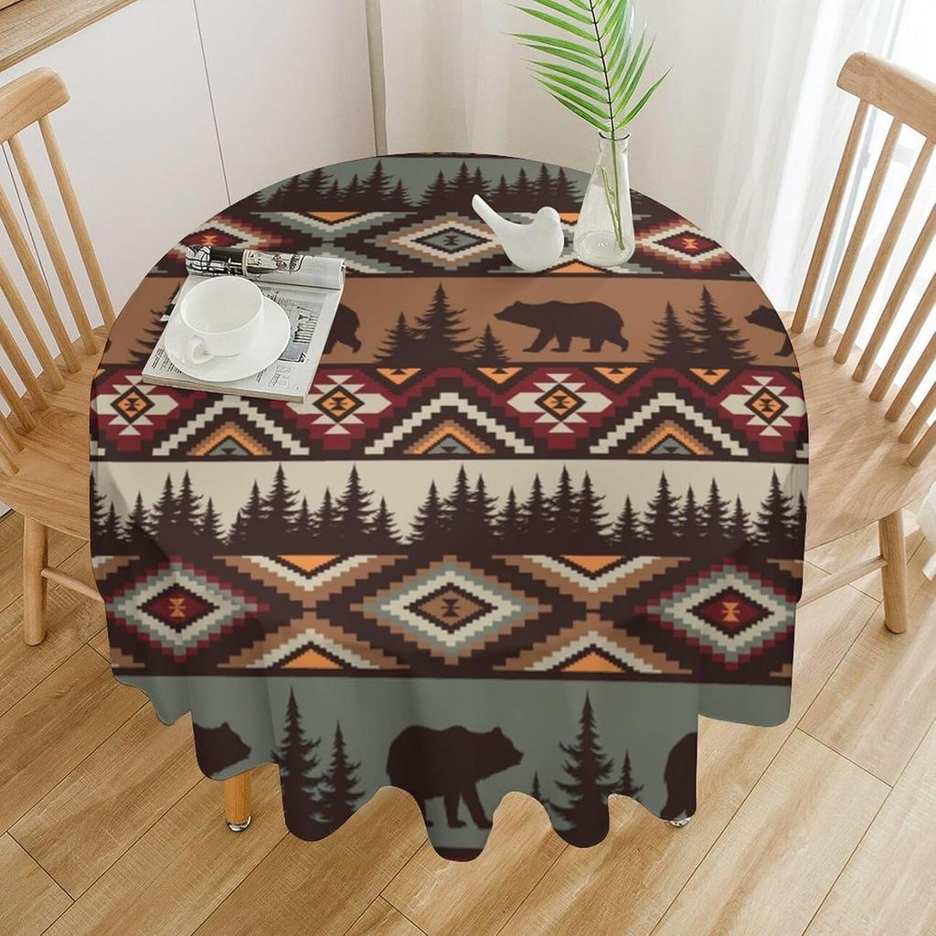 William Morris Bloemenprint Rond Tafelkleed Afwasbaar Polyester Stof Vintage Bloemen Wasbaar Tafelkleed Voor Feestdagen Keuken