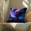 Pokemon Electric Type Collection Anime Plush Pillow Cover Soft Short Plush Cushion Cover For Sofa Bedroom Decor Gift