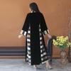AB052 Embroidered Long Dress - Women's Muslim Abaya, Middle Eastern Arabic Style