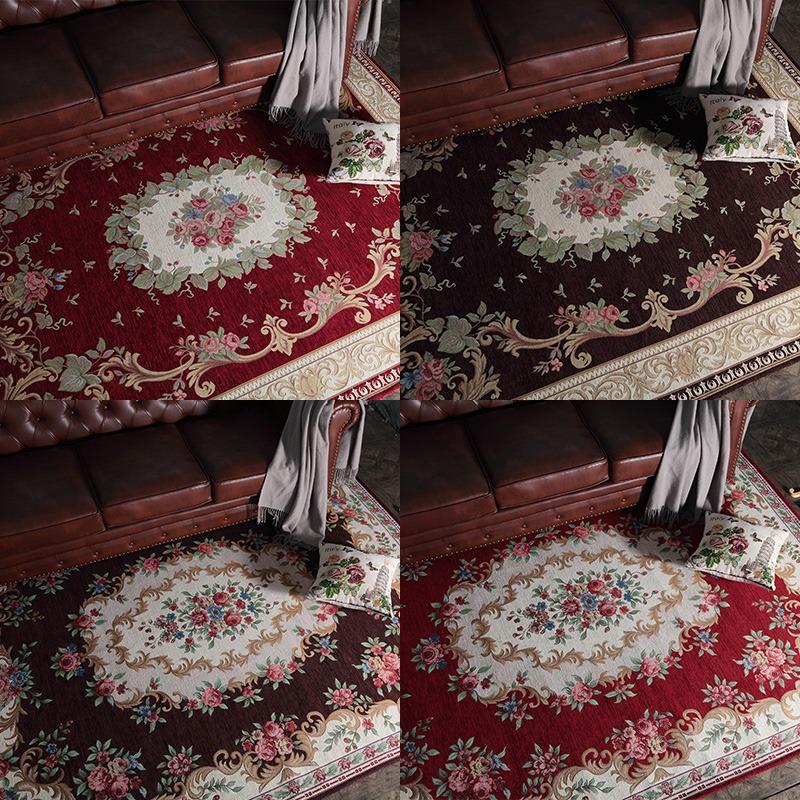 Retro Europa Perzische Stijl Tapijt Woonkamer Bank Slaapkamer Studeerkamer Keuken Entree Deurmat Antislip Licht Luxe Huisdecoratie Kleed