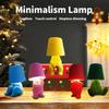 Flocking Bedside Touch Table Light Colorful Statue Light Gifts Bedside Touch Control Table Lamps