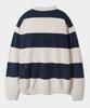 Dimiteulibeullaeg Asi Striped Rugby Long Sleeve Knit T-Shirt_Navy