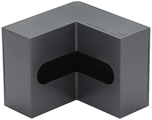 h concept +d Folio Tissue Case, Black, D-660-BK, Tissue Box, Soft Tissue, Soft Pack, L-Shaped, House-Shaped, Compact