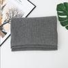 Korean version of autumn and winter new imitation cashmere scarf knitted double-sided striped corn pattern student female solid color shawl