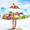 Microfiber Beach Towel,Easter Egg with Bunnies,Quick Dry Beach Towel,Soft Highly Absorbent Large Sandproof Sandless Pool Towels